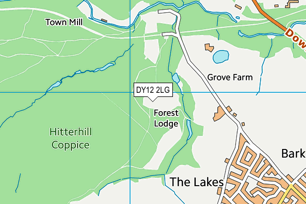 DY12 2LG map - OS VectorMap District (Ordnance Survey) DY12 2LG map - OS VectorMap District (Ordnance Survey)