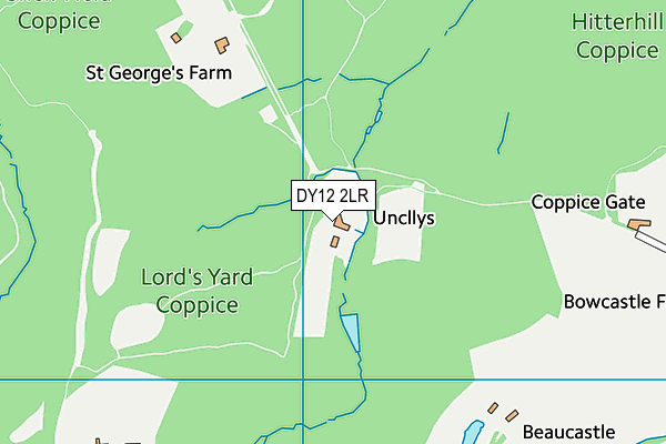DY12 2LR map - OS VectorMap District (Ordnance Survey) DY12 2LR map - OS VectorMap District (Ordnance Survey)