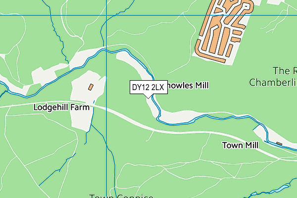 DY12 2LX map - OS VectorMap District (Ordnance Survey) DY12 2LX map - OS VectorMap District (Ordnance Survey)
