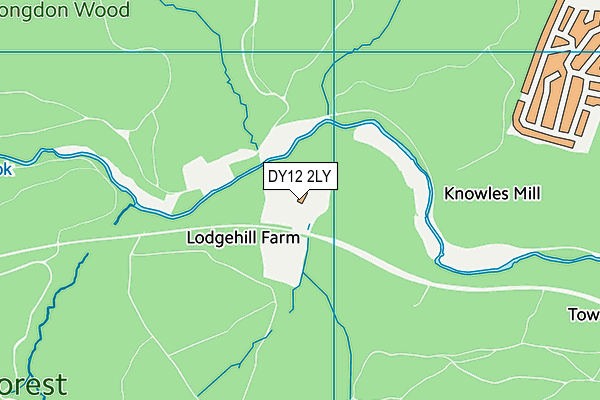 DY12 2LY map - OS VectorMap District (Ordnance Survey) DY12 2LY map - OS VectorMap District (Ordnance Survey)