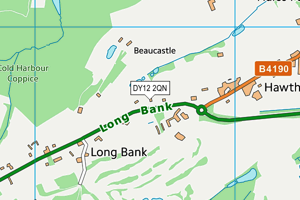 DY12 2QN map - OS VectorMap District (Ordnance Survey) DY12 2QN map - OS VectorMap District (Ordnance Survey)