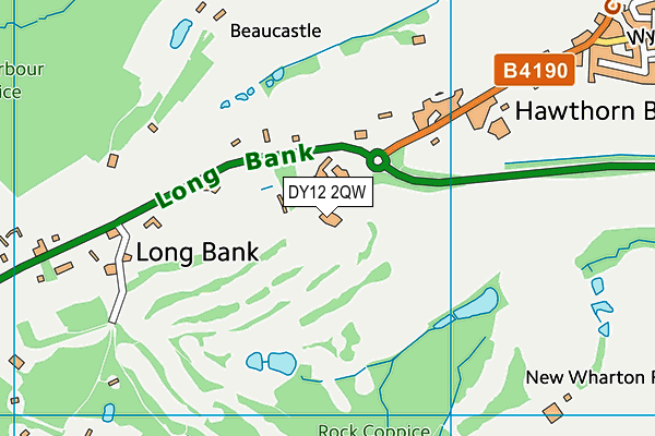 DY12 2QW map - OS VectorMap District (Ordnance Survey) DY12 2QW map - OS VectorMap District (Ordnance Survey)
