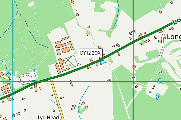 DY12 2QX map - OS VectorMap District (Ordnance Survey) DY12 2QX map - OS VectorMap District (Ordnance Survey)