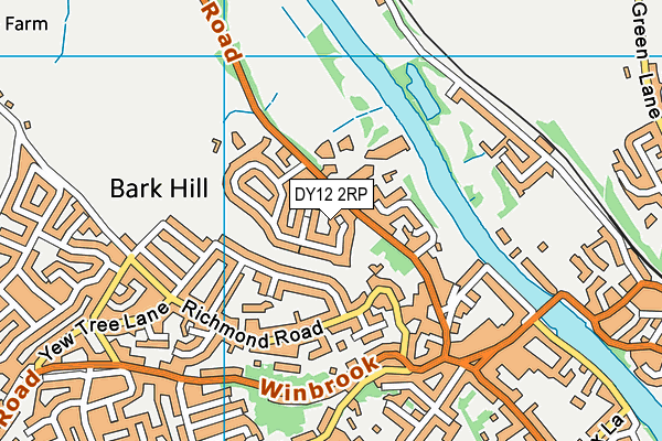 DY12 2RP map - OS VectorMap District (Ordnance Survey) DY12 2RP map - OS VectorMap District (Ordnance Survey)