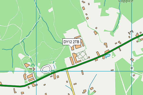 DY12 2TB map - OS VectorMap District (Ordnance Survey) DY12 2TB map - OS VectorMap District (Ordnance Survey)