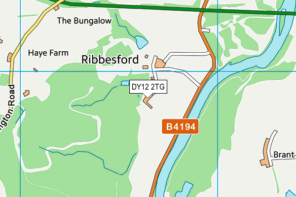 DY12 2TG map - OS VectorMap District (Ordnance Survey) DY12 2TG map - OS VectorMap District (Ordnance Survey)