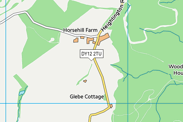 DY12 2TU map - OS VectorMap District (Ordnance Survey)