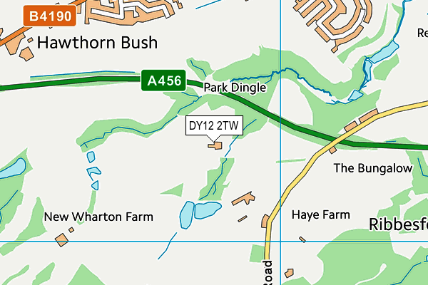 DY12 2TW map - OS VectorMap District (Ordnance Survey) DY12 2TW map - OS VectorMap District (Ordnance Survey)