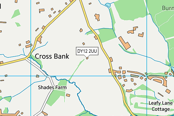DY12 2UU map - OS VectorMap District (Ordnance Survey) DY12 2UU map - OS VectorMap District (Ordnance Survey)