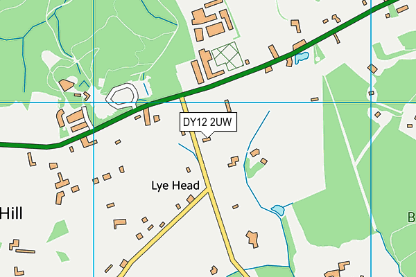 DY12 2UW map - OS VectorMap District (Ordnance Survey) DY12 2UW map - OS VectorMap District (Ordnance Survey)