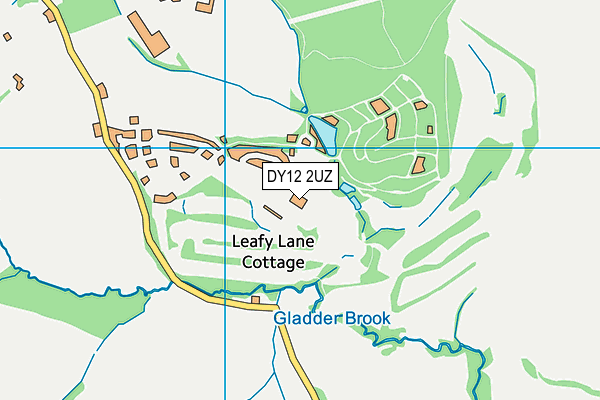 DY12 2UZ map - OS VectorMap District (Ordnance Survey) DY12 2UZ map - OS VectorMap District (Ordnance Survey)