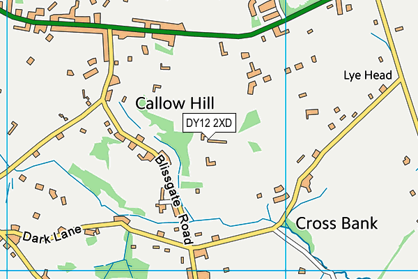 DY12 2XD map - OS VectorMap District (Ordnance Survey) DY12 2XD map - OS VectorMap District (Ordnance Survey)