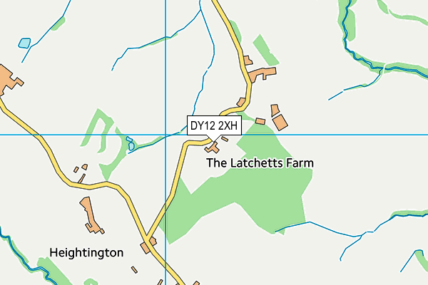 DY12 2XH map - OS VectorMap District (Ordnance Survey) DY12 2XH map - OS VectorMap District (Ordnance Survey)