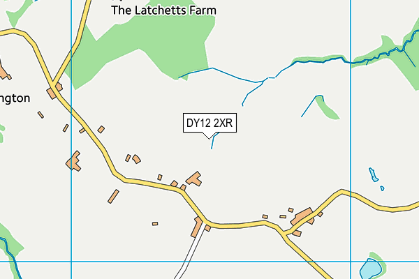 DY12 2XR map - OS VectorMap District (Ordnance Survey) DY12 2XR map - OS VectorMap District (Ordnance Survey)