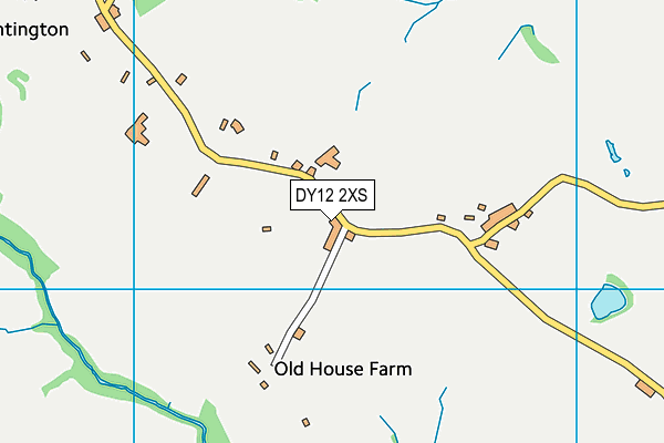 DY12 2XS map - OS VectorMap District (Ordnance Survey) DY12 2XS map - OS VectorMap District (Ordnance Survey)