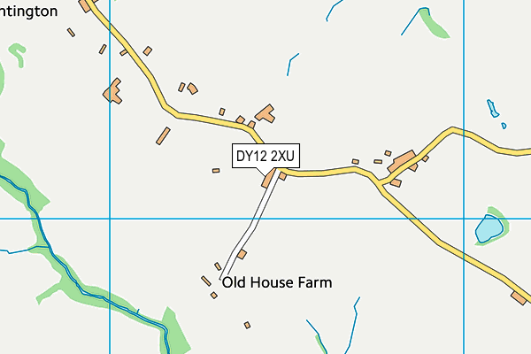 DY12 2XU map - OS VectorMap District (Ordnance Survey) DY12 2XU map - OS VectorMap District (Ordnance Survey)