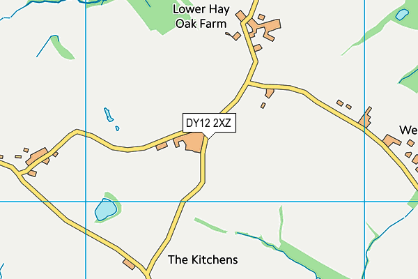 DY12 2XZ map - OS VectorMap District (Ordnance Survey) DY12 2XZ map - OS VectorMap District (Ordnance Survey)