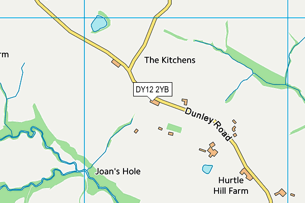 DY12 2YB map - OS VectorMap District (Ordnance Survey) DY12 2YB map - OS VectorMap District (Ordnance Survey)