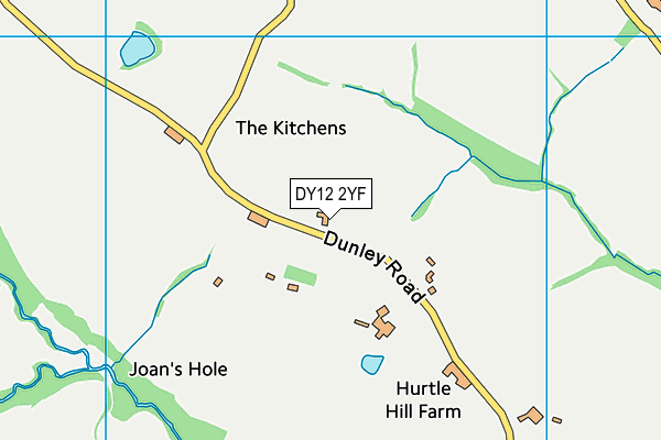 DY12 2YF map - OS VectorMap District (Ordnance Survey) DY12 2YF map - OS VectorMap District (Ordnance Survey)