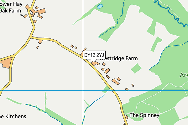 DY12 2YJ map - OS VectorMap District (Ordnance Survey) DY12 2YJ map - OS VectorMap District (Ordnance Survey)