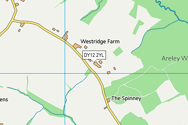 DY12 2YL map - OS VectorMap District (Ordnance Survey) DY12 2YL map - OS VectorMap District (Ordnance Survey)