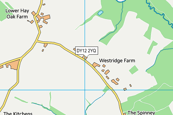 DY12 2YQ map - OS VectorMap District (Ordnance Survey) DY12 2YQ map - OS VectorMap District (Ordnance Survey)