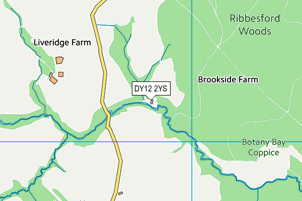 DY12 2YS map - OS VectorMap District (Ordnance Survey) DY12 2YS map - OS VectorMap District (Ordnance Survey)