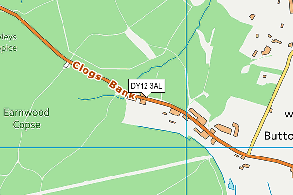 DY12 3AL map - OS VectorMap District (Ordnance Survey) DY12 3AL map - OS VectorMap District (Ordnance Survey)