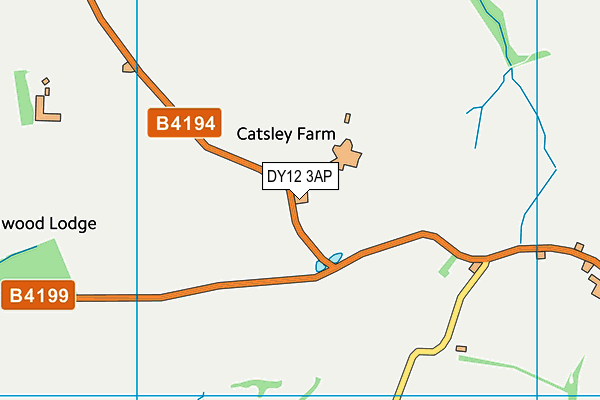 DY12 3AP map - OS VectorMap District (Ordnance Survey) DY12 3AP map - OS VectorMap District (Ordnance Survey)