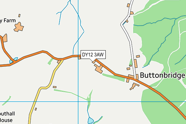 DY12 3AW map - OS VectorMap District (Ordnance Survey) DY12 3AW map - OS VectorMap District (Ordnance Survey)