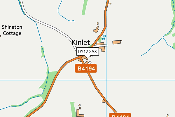 DY12 3AX map - OS VectorMap District (Ordnance Survey) DY12 3AX map - OS VectorMap District (Ordnance Survey)
