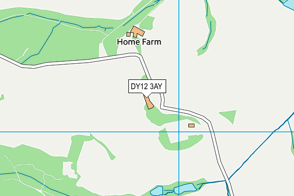 DY12 3AY map - OS VectorMap District (Ordnance Survey) DY12 3AY map - OS VectorMap District (Ordnance Survey)