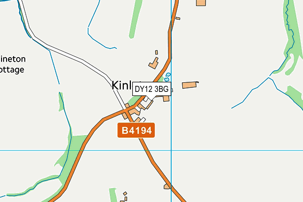 DY12 3BG map - OS VectorMap District (Ordnance Survey)