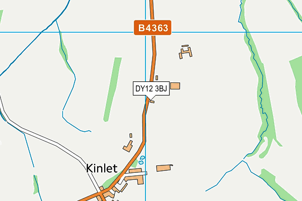 DY12 3BJ map - OS VectorMap District (Ordnance Survey) DY12 3BJ map - OS VectorMap District (Ordnance Survey)