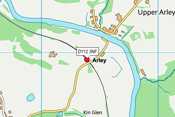DY12 3NF map - OS VectorMap District (Ordnance Survey)