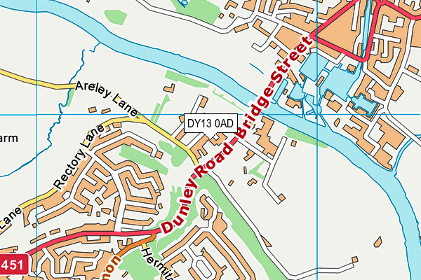 DY13 0AD map - OS VectorMap District (Ordnance Survey) DY13 0AD map - OS VectorMap District (Ordnance Survey)
