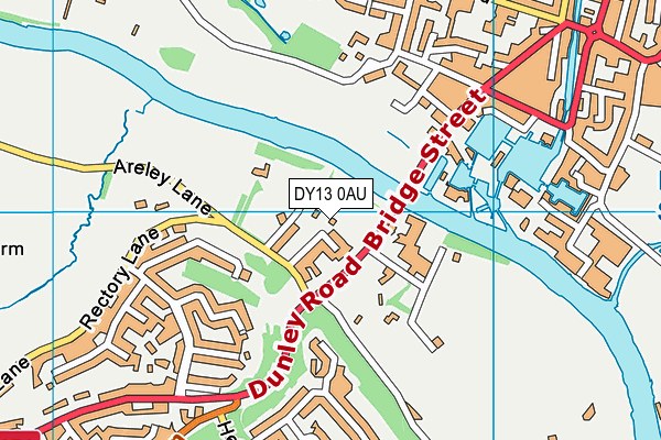 DY13 0AU map - OS VectorMap District (Ordnance Survey) DY13 0AU map - OS VectorMap District (Ordnance Survey)