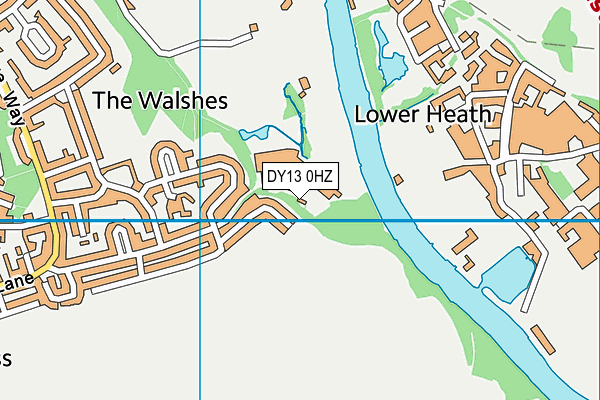 DY13 0HZ map - OS VectorMap District (Ordnance Survey) DY13 0HZ map - OS VectorMap District (Ordnance Survey)