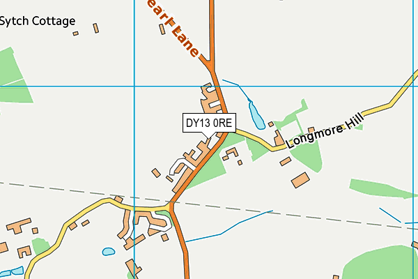 DY13 0RE map - OS VectorMap District (Ordnance Survey) DY13 0RE map - OS VectorMap District (Ordnance Survey)