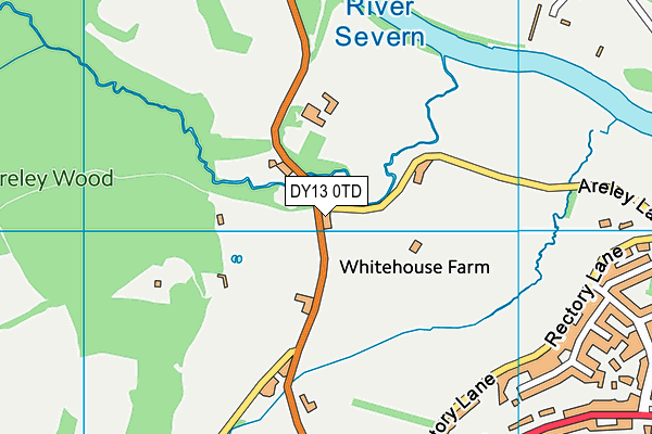 DY13 0TD map - OS VectorMap District (Ordnance Survey) DY13 0TD map - OS VectorMap District (Ordnance Survey)