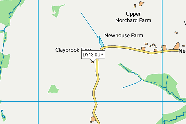 DY13 0UP map - OS VectorMap District (Ordnance Survey) DY13 0UP map - OS VectorMap District (Ordnance Survey)