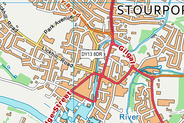 DY13 8DR map - OS VectorMap District (Ordnance Survey) DY13 8DR map - OS VectorMap District (Ordnance Survey)