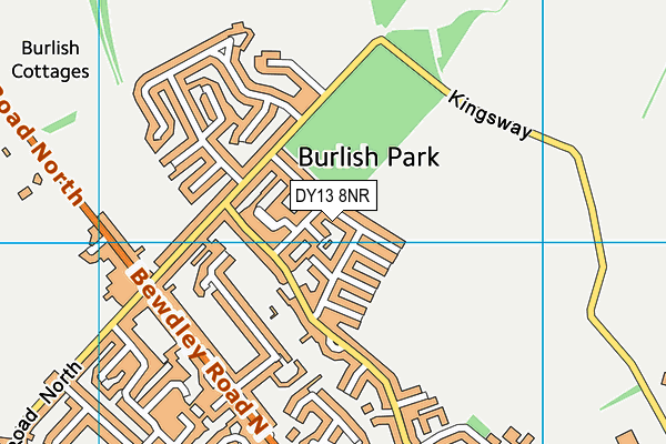 DY13 8NR map - OS VectorMap District (Ordnance Survey) DY13 8NR map - OS VectorMap District (Ordnance Survey)