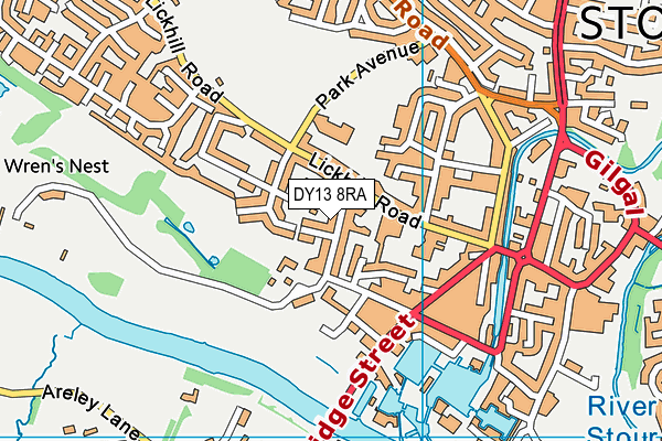 DY13 8RA map - OS VectorMap District (Ordnance Survey) DY13 8RA map - OS VectorMap District (Ordnance Survey)