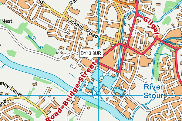 DY13 8UR map - OS VectorMap District (Ordnance Survey) DY13 8UR map - OS VectorMap District (Ordnance Survey)