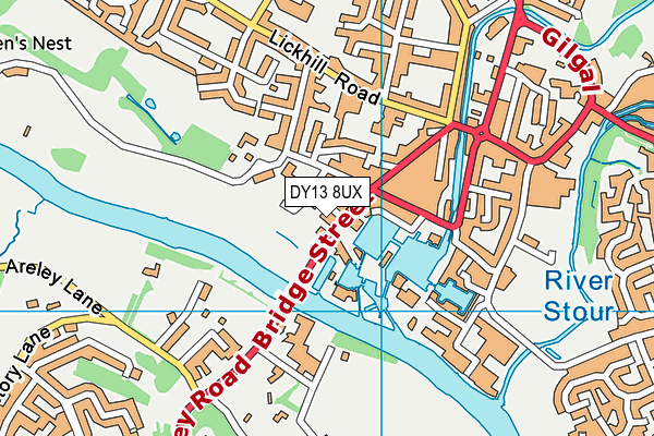 DY13 8UX map - OS VectorMap District (Ordnance Survey) DY13 8UX map - OS VectorMap District (Ordnance Survey)