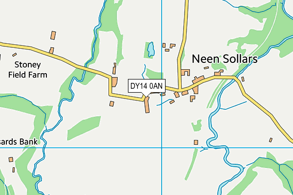 DY14 0AN map - OS VectorMap District (Ordnance Survey) DY14 0AN map - OS VectorMap District (Ordnance Survey)