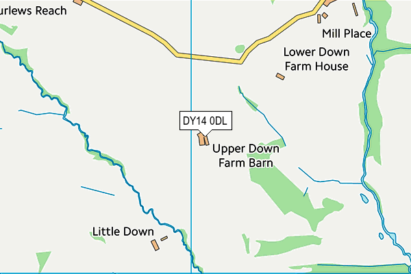 DY14 0DL map - OS VectorMap District (Ordnance Survey) DY14 0DL map - OS VectorMap District (Ordnance Survey)
