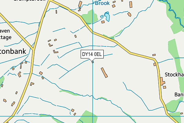 DY14 0EL map - OS VectorMap District (Ordnance Survey) DY14 0EL map - OS VectorMap District (Ordnance Survey)
