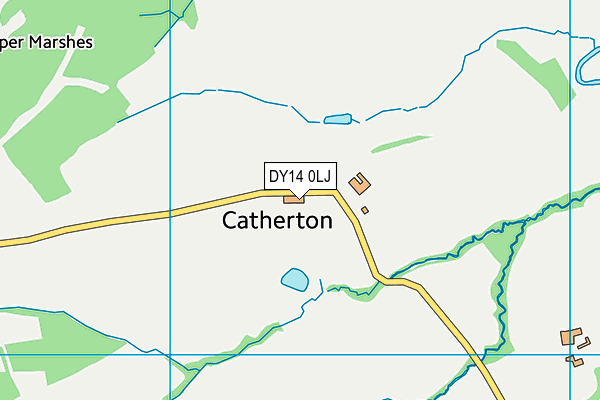 DY14 0LJ map - OS VectorMap District (Ordnance Survey) DY14 0LJ map - OS VectorMap District (Ordnance Survey)